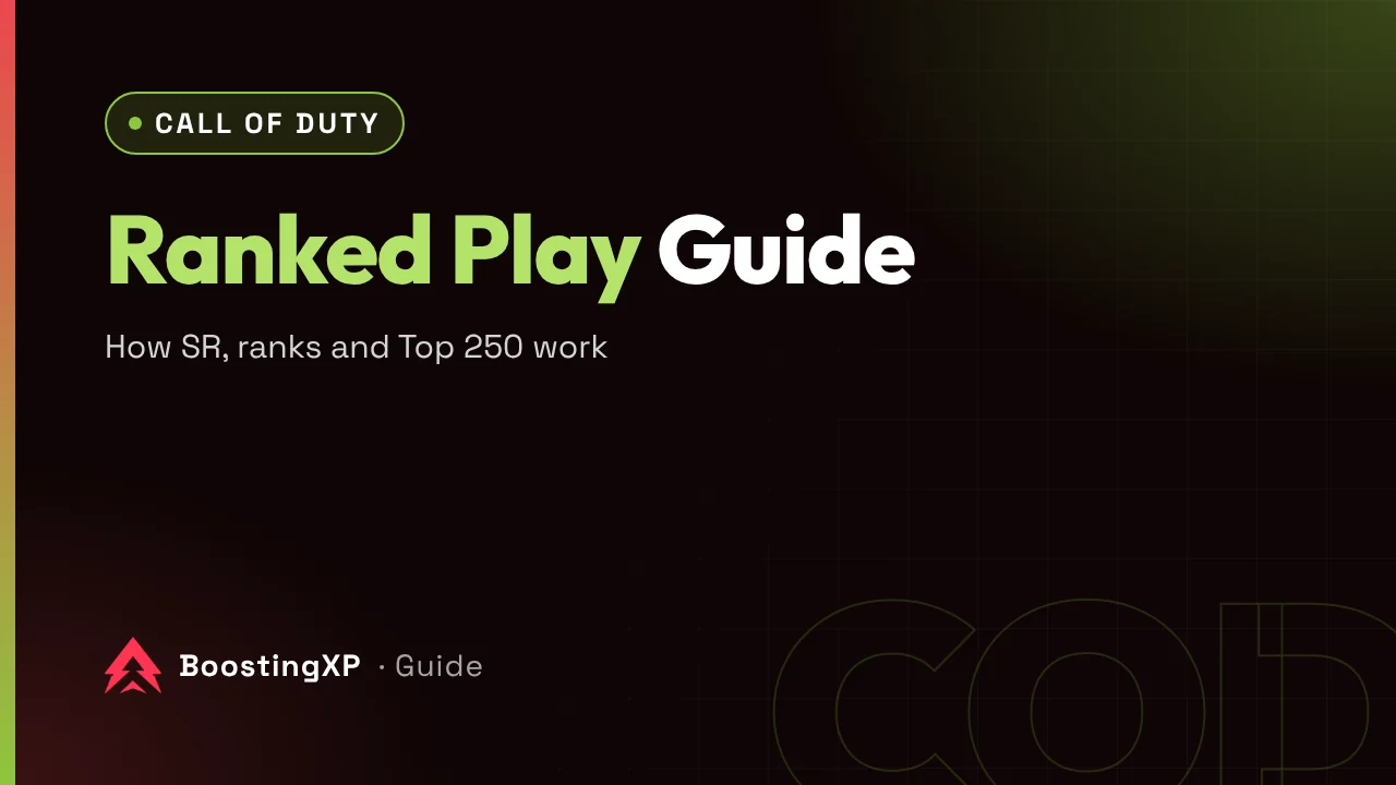 Call of Duty Ranked Play Guide: How SR, Ranks and Top 250 Work