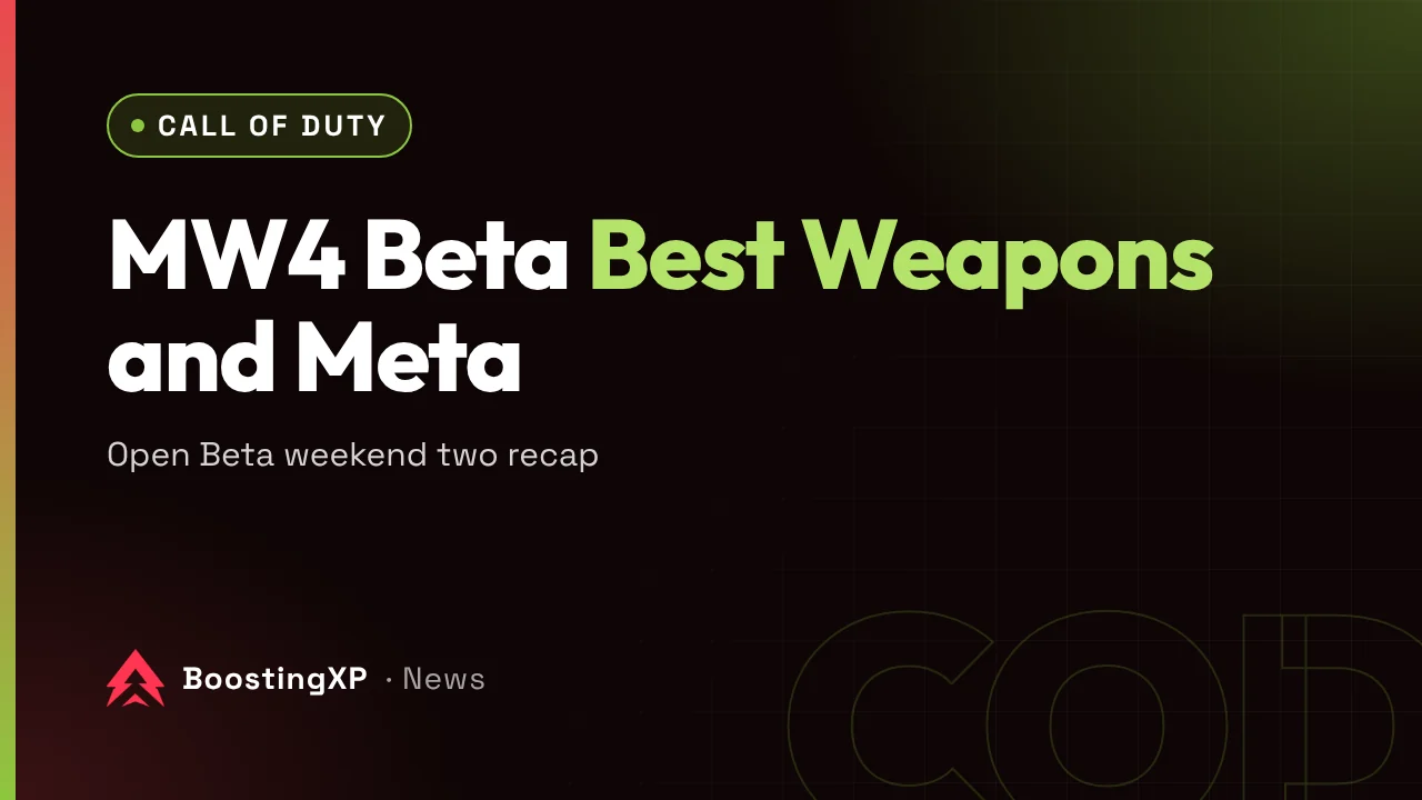 MW4 Beta Best Weapons and Meta: Open Beta Weekend Two Recap
